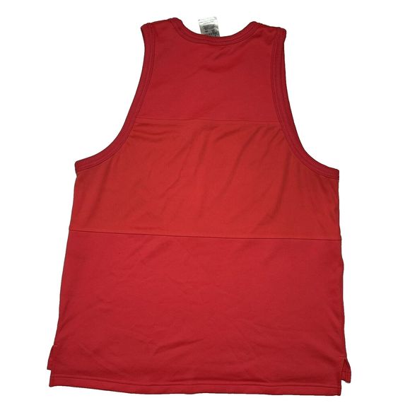 ADIDAS Womens Tank Top Activewear Pink Peach 03 Zebra print Size Medium - Picture 2 of 9